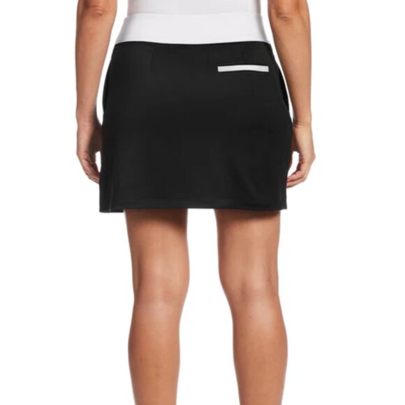 NWT Callaway Women's TrueSculpt™ Wrap Colourblock Skort Black and White - Picture 2 of 14
